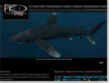 Tablet Screenshot of frogkickdiving.com